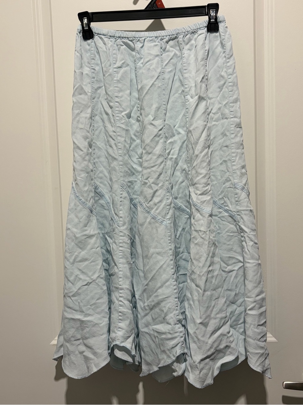 Chelsea & Theodore Pale Blue Maxi Skirt